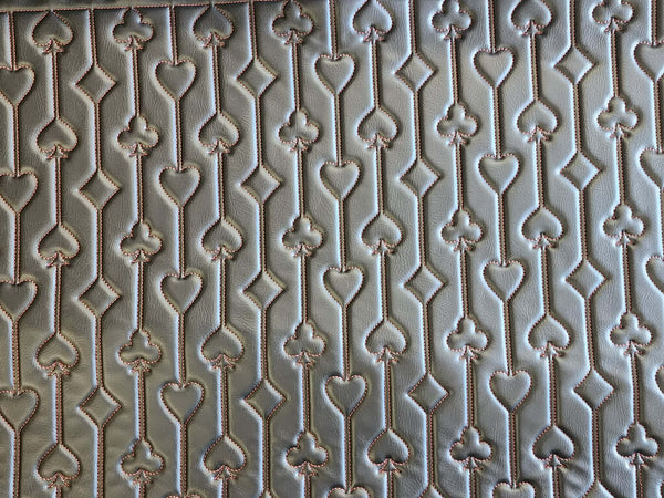 Clearance Panel - Gambler | Black / Red Stitch