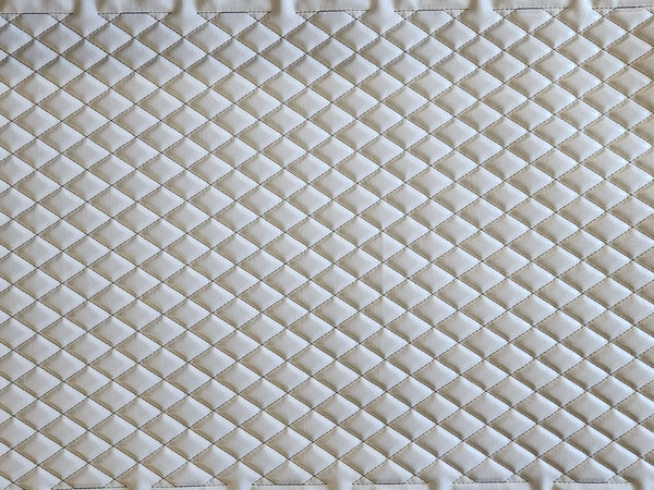 Clearance Panel - Single Diamond | Grey / Black Stitch