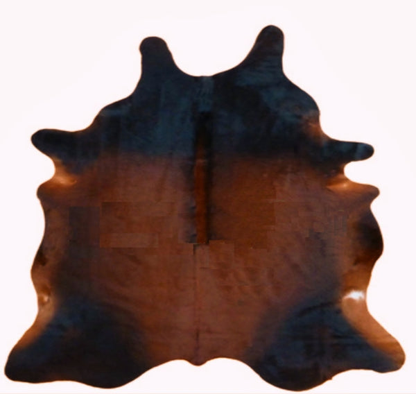Watusi hair-on-hide cowhide rug