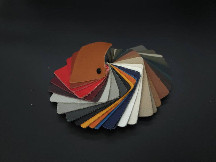 Slipstream aviation leather sample deck with all 32 colors