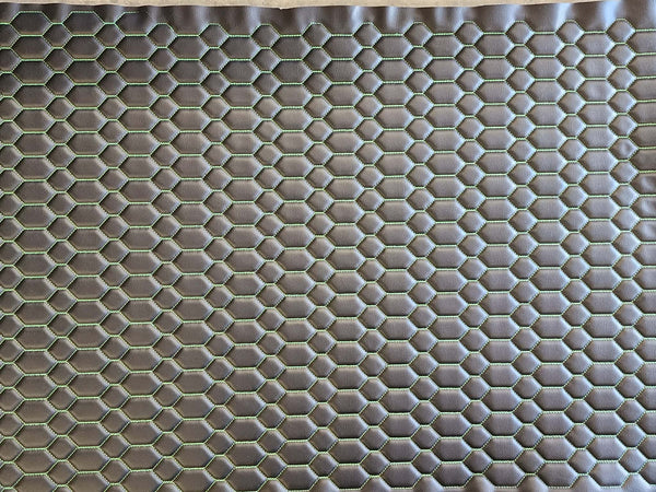 Clearance Panel - Beehive | Black / Green Stitch