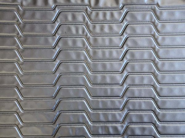 Clearance Panel - Double Dip | Black / Black Stitch