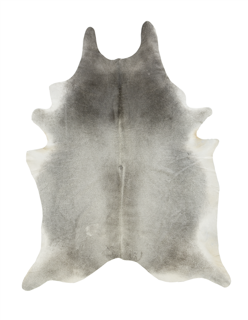Grey Exotic Brindle hair-on-hide cowhide rug