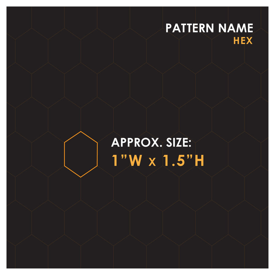 Hexagons dimension diagram 3
