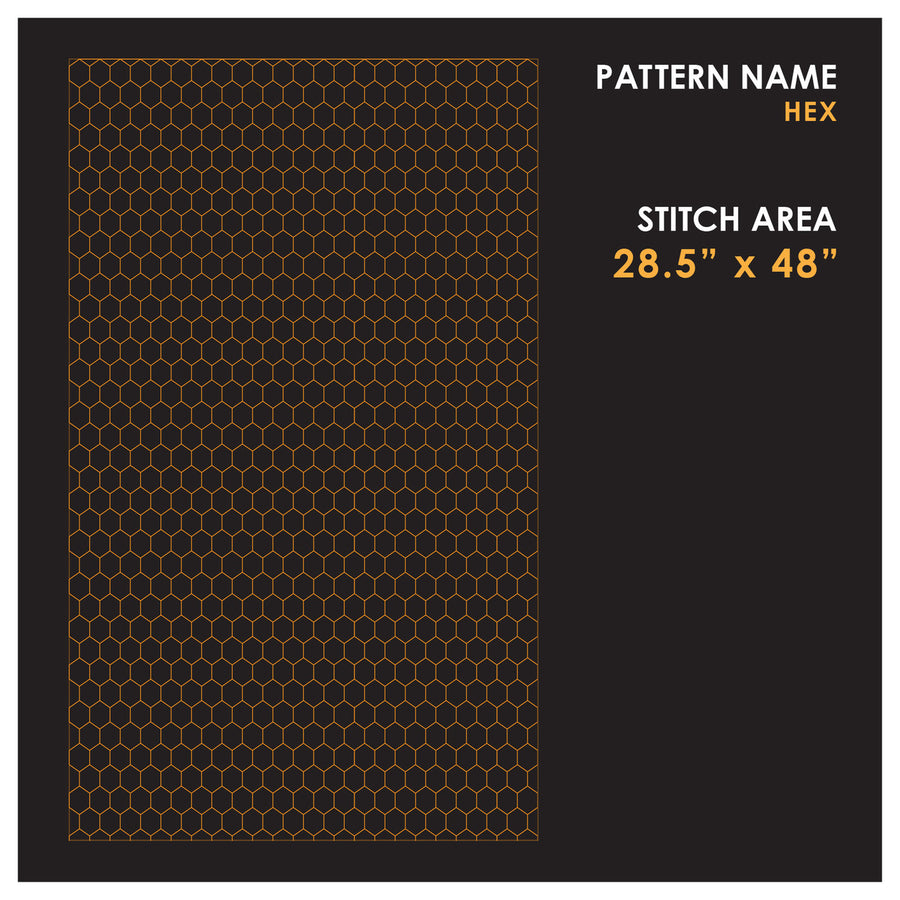 Hexagons dimension diagram 4