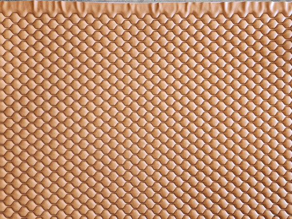 Clearance Panel - Non-Linked Hex | Luggage / Black Stitch