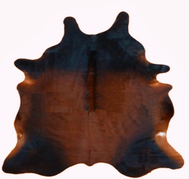 Watusi hair-on-hide cowhide rug
