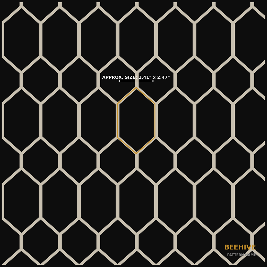 Beehive — full pattern
