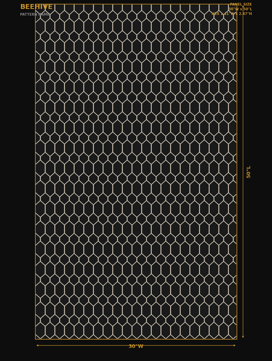 Beehive — dimensions