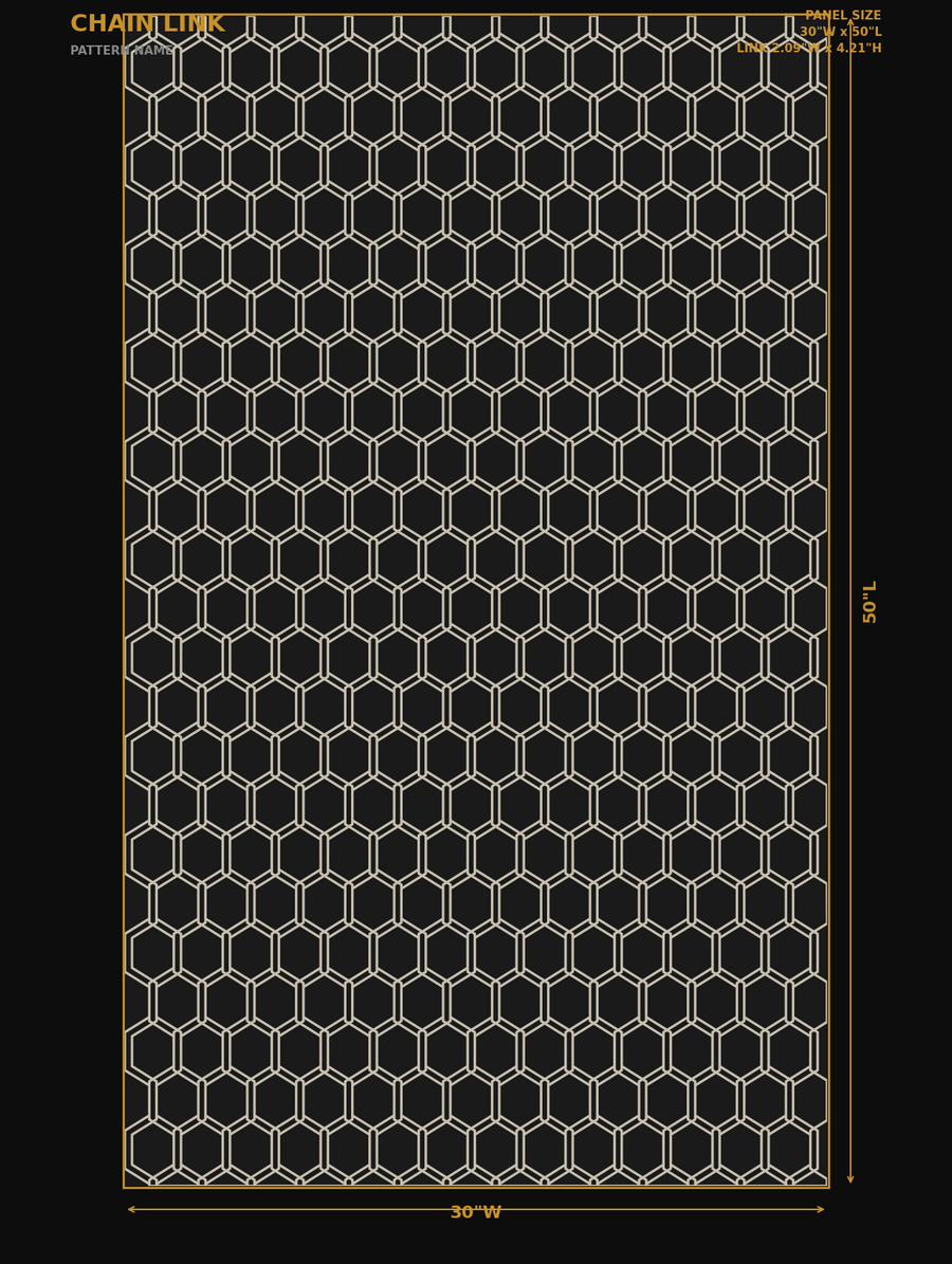 Chain Link — dimensions