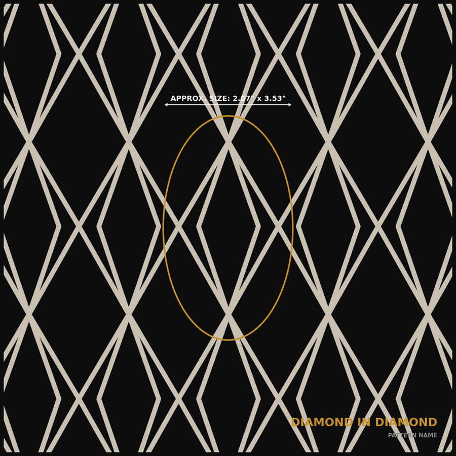 Diamond in Diamond — full pattern