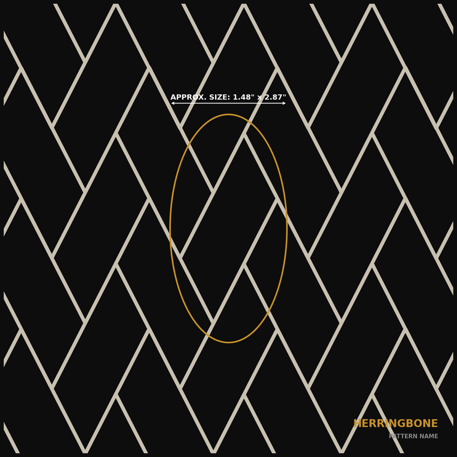 Herringbone — full pattern