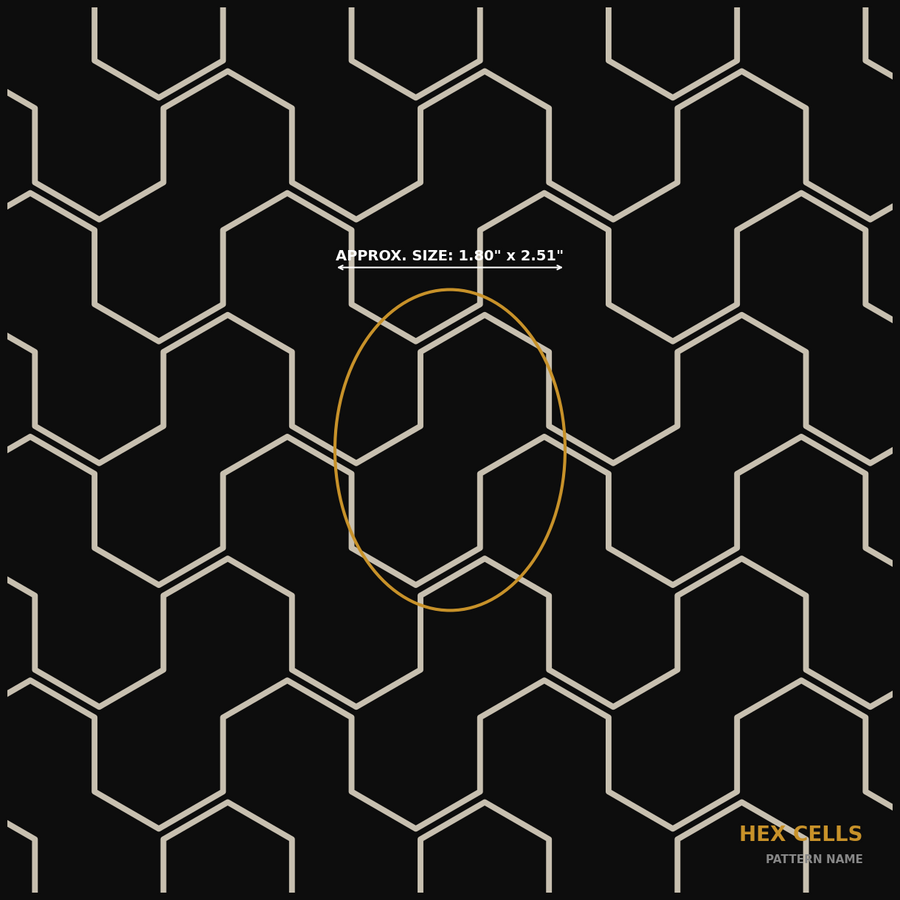 Hex Cells — full pattern