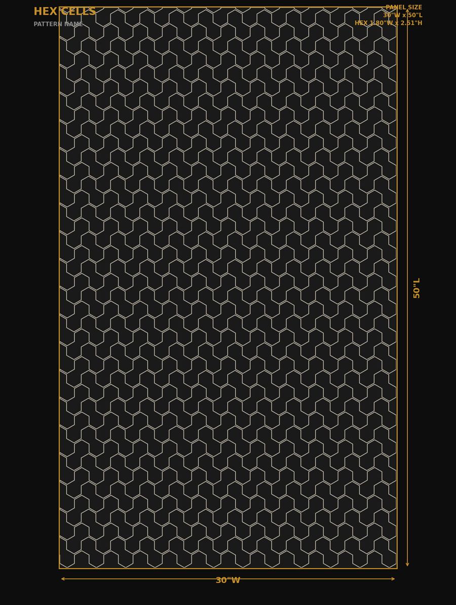Hex Cells — dimensions