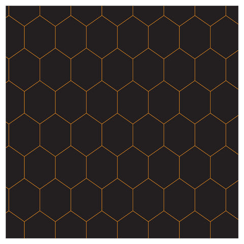 Hexagons dimension diagram 2