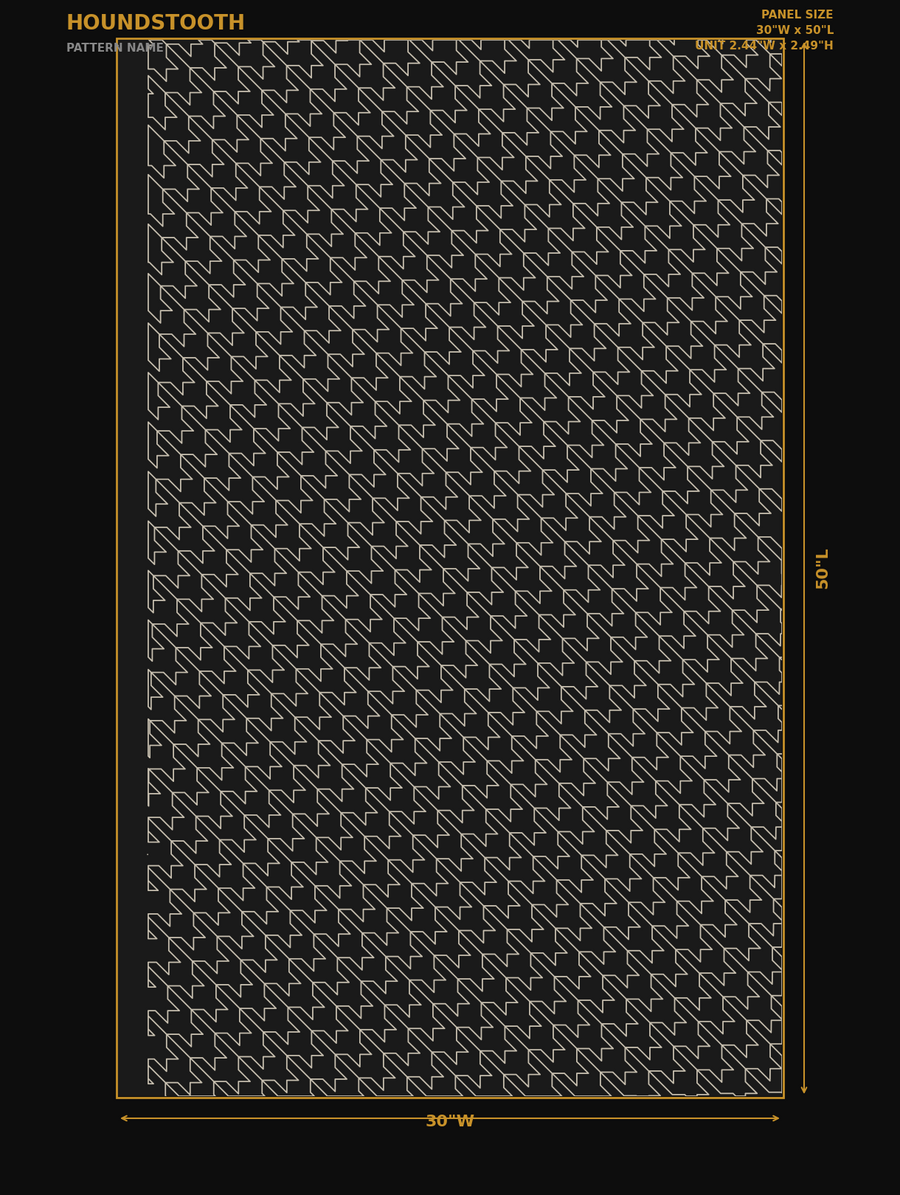 Houndstooth — dimensions