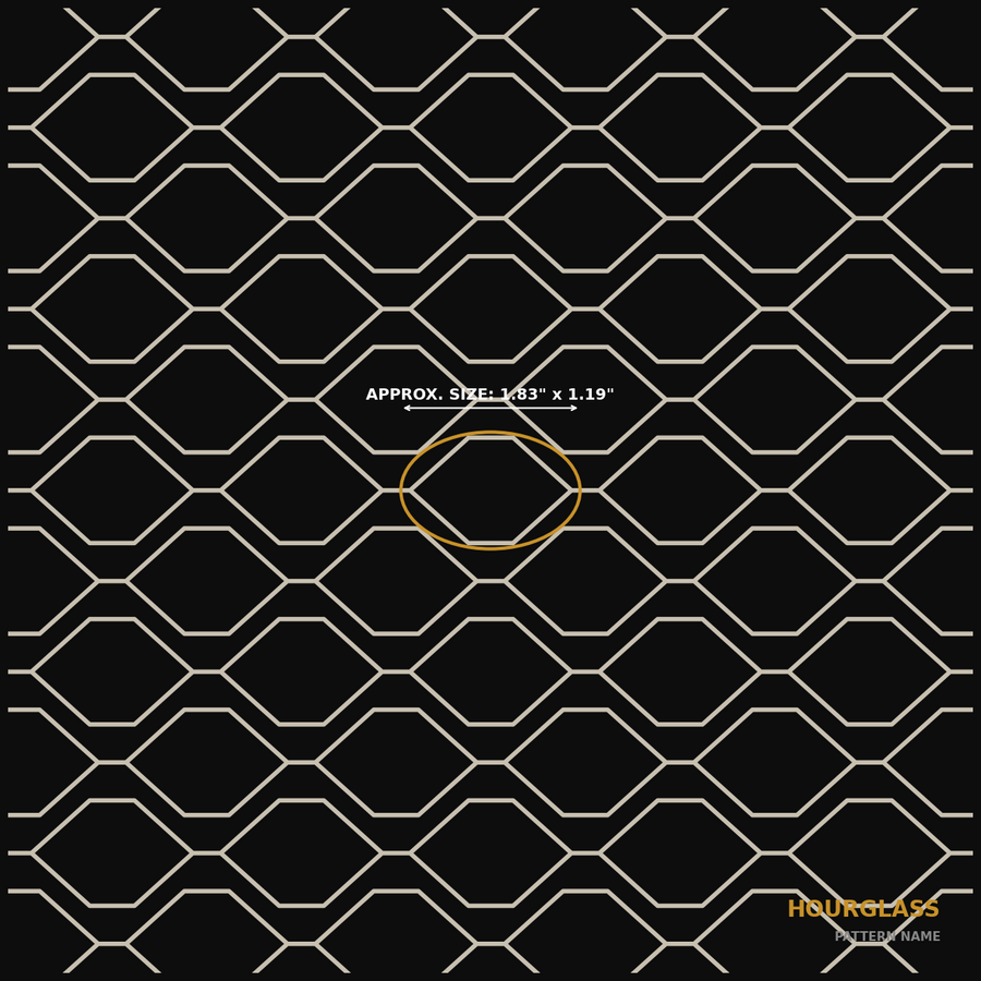 Hourglass — full pattern