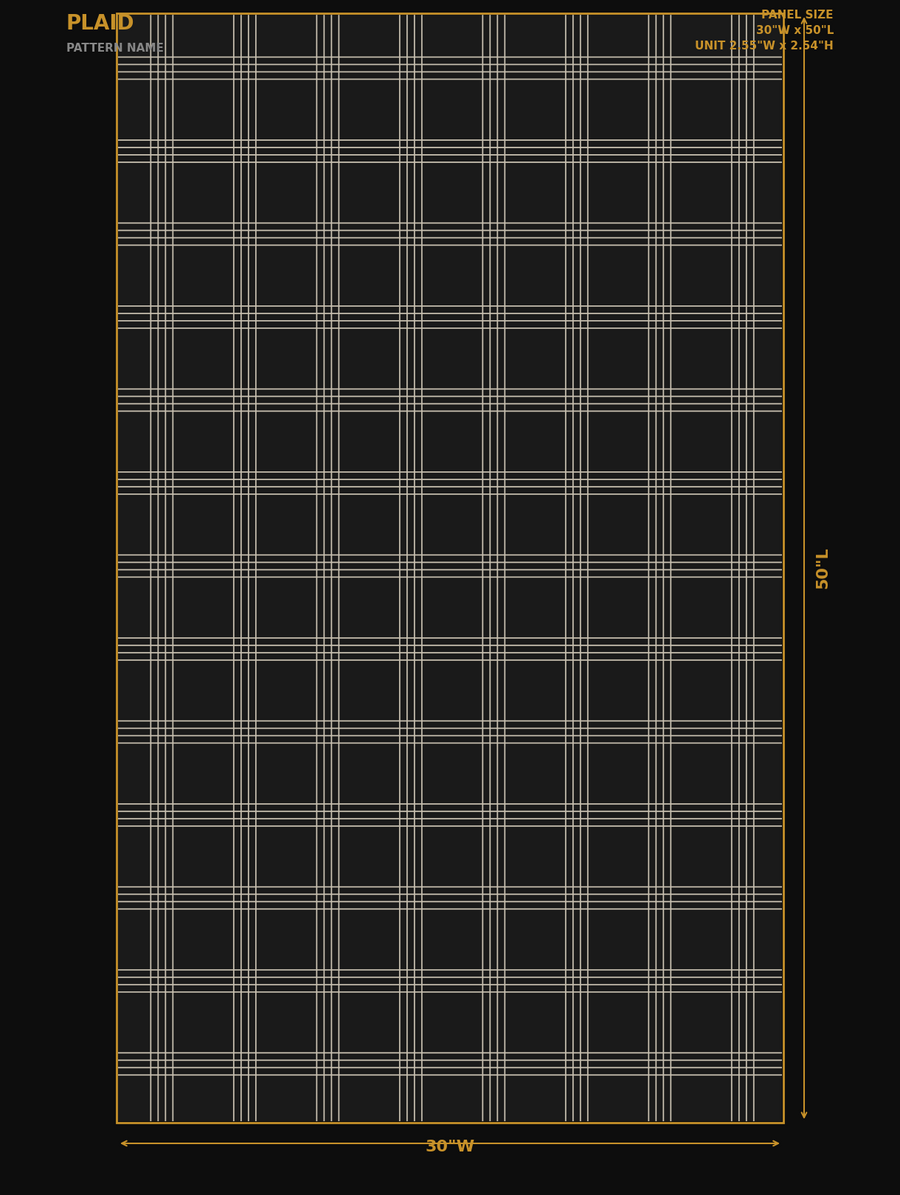 Plaid — dimensions