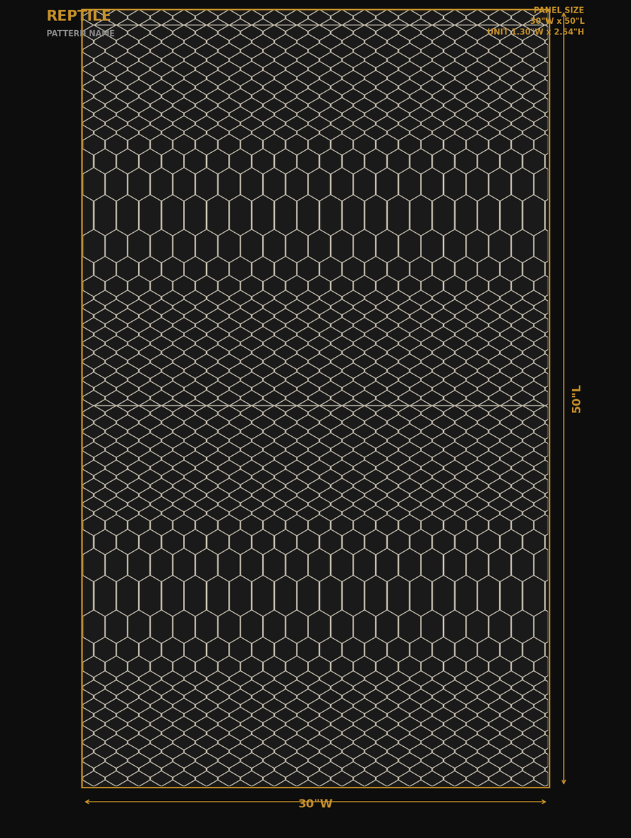 Reptile — dimensions
